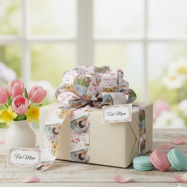 Lazo De Raso Happy Mother’s Day Floral Spring Garden (Subido por el creador)
