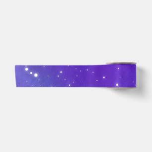 Lazo De Raso Hermoso arte de galaxia Purple Starry Sky