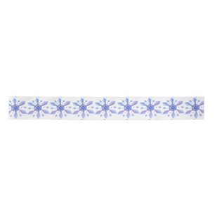 Lazo De Raso Hermoso diseño de estrella azul claro