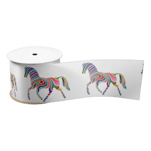 Lazo De Raso Hermoso Thunder_Cove color arcoiris