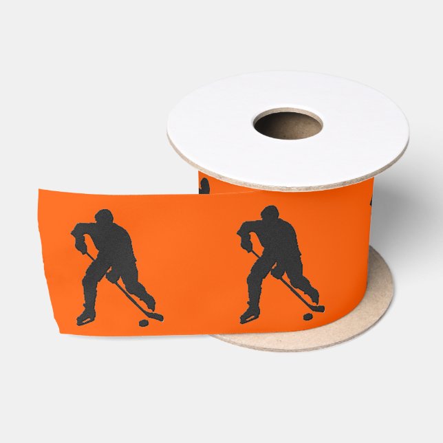 Lazo De Raso Hockey Naranja (Carrete)