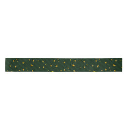 Lazo De Raso Holiday Green Yellow Star Stripe Christmas