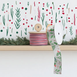 Lazo De Raso Holly Navidades Satin Ribbon