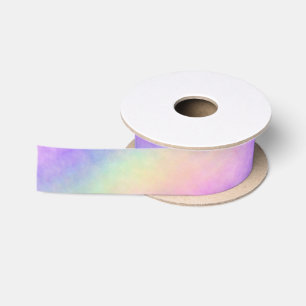 Lazo De Raso holo arcoíris suave ombre :