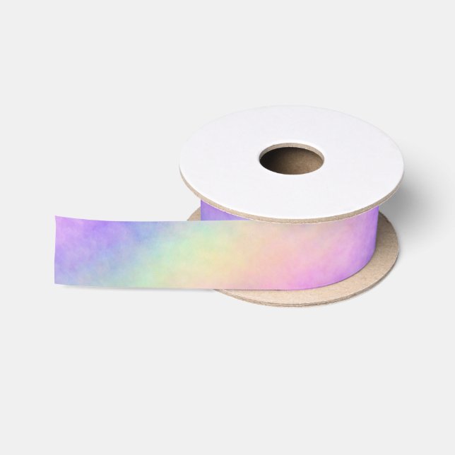 Lazo De Raso holo arcoíris suave ombre :  (Carrete)