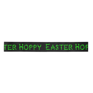 Lazo De Raso Hoppy Easter Neon Green