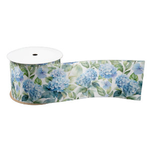 Lazo De Raso Hortensia Azul