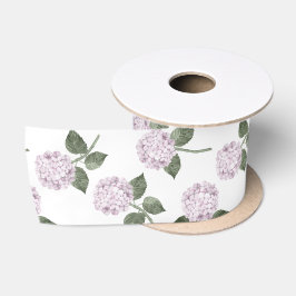 Lazo De Raso Hydrangea Rosa Floral