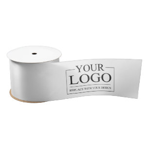 Lazo De Raso Idea Personalizado Boda personalizada Añadir logot