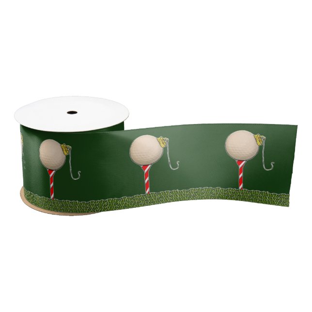 Lazo De Raso Ideas de regalo navideño para Navidades de golf (Carrete)