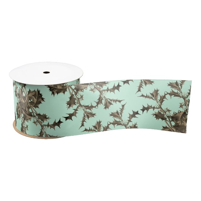 Lazo De Raso Ilex – Holly – Christdorn – Muster Verzierung (Carrete)