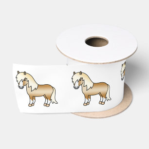 Lazo De Raso Ilustración de dibujos animados de poni Shetland P