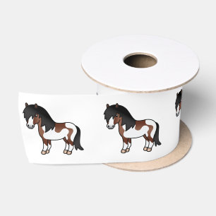 Lazo De Raso Ilustración de dibujos animados de poni Shetland p