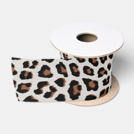 Lazo De Raso Impresión de leopardo