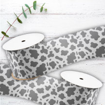 Impresión de vaca de granja de campo