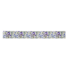 Lazo De Raso Iris morado y azul glorioso