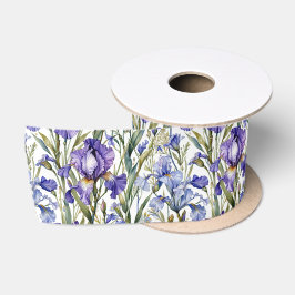 Lazo De Raso Iris morado y azul glorioso