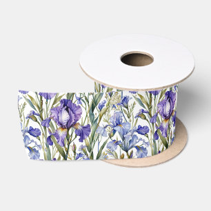 Lazo De Raso Iris morado y azul glorioso