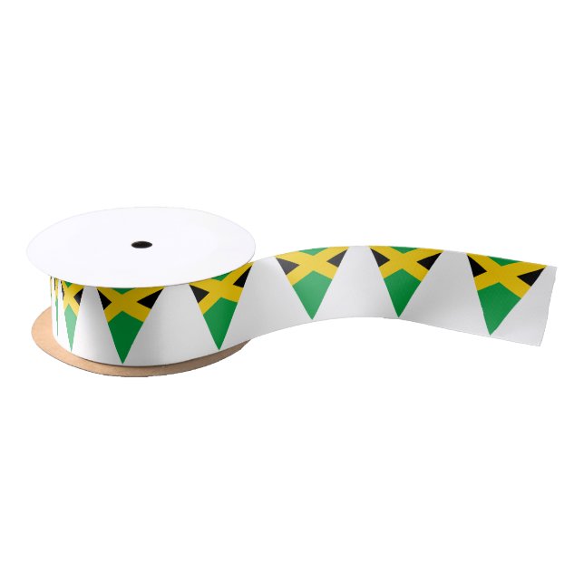Lazo De Raso Jamaican Flag Bunting Style Cake (Carrete)