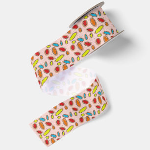 Lazo De Raso Jelly Beans y Arroz Colorido