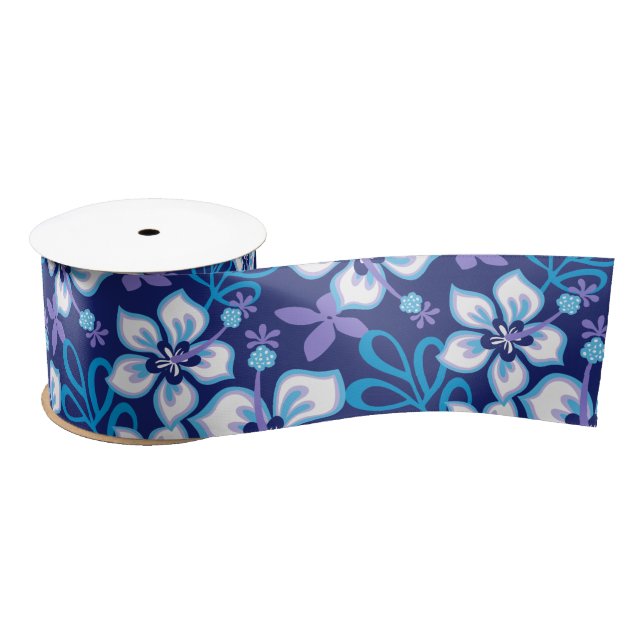 LAZO DE RASO JUNGLE SURF (COMBO AZUL) SATIN RIBBON (Carrete)