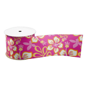 LAZO DE RASO JUNGLE SURF (COMBO PINCO) SATIN RIBBON
