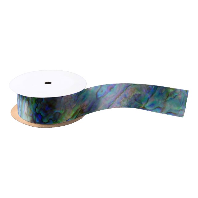 LAZO DE RASO KIWI DE NUEVA ZELANDA PAUA (Carrete)