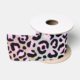Lazo De Raso La Serie del Leopardo Iridescente Diseño 6