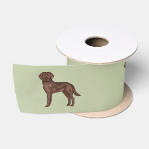 Lazo De Raso Labrador de chocolate recuperador de laboratorio m