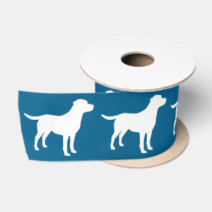 Lazo De Raso Labrador Perro Baby Shower Blue Boy Lab