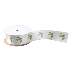 Lazo De Raso Lazo satinado amplio de 1,5" FRESCO SAGE