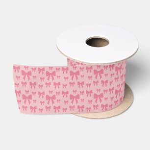 Lazo De Raso Lazos de tulipán de moda rosa en boho chic rosa