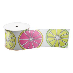 Lazo De Raso Lemon Lime Naranja Grapefruit Citrus Fruit Slys