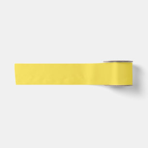Lazo De Raso Lemon Yellow Grosgrain Ribbon