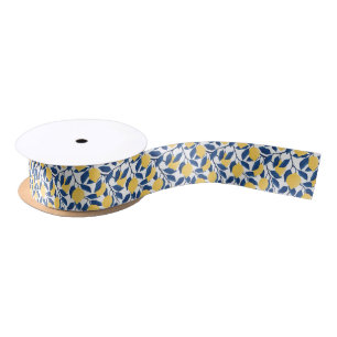 Lazo De Raso Lemons Satin Ribbon