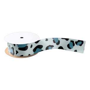 Lazo De Raso Leopard Print, Leopard Spots, Blue Leopard
