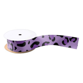 Lazo De Raso Leopard Print, Leopard Spots, Purple Leopard