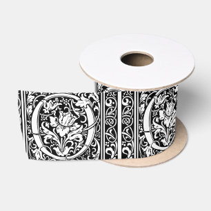 Lazo De Raso Letra O Monograma Medieval Art Nouveau