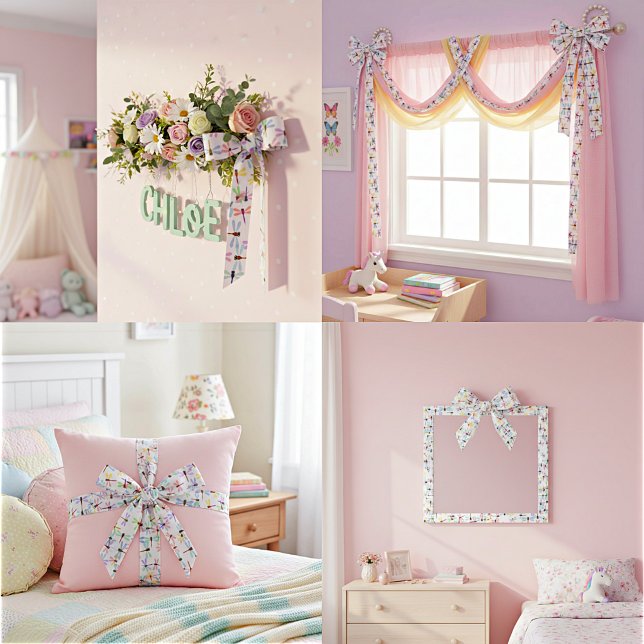 Lazo De Raso libélulas coloridas (Subido por el creador)