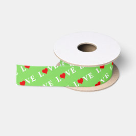 Lazo De Raso Lime Green LOVE