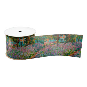 Lazo De Raso Lirios jardín de Monet Giverny flores