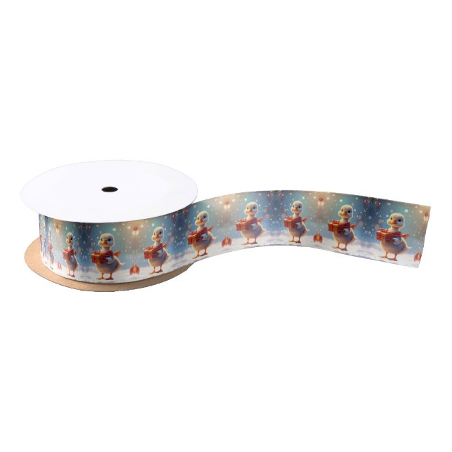 Lazo De Raso Little Duck Satin Ribbon (Carrete)
