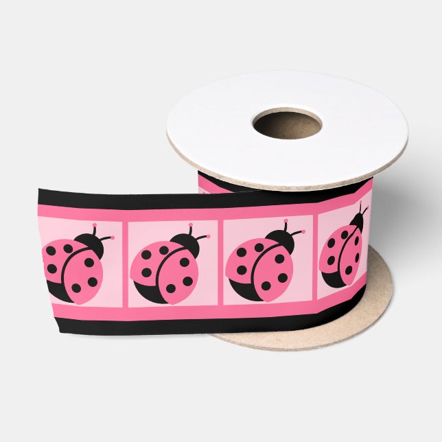 Lazo De Raso "Little Lady Bug" (con bandas) (Carrete)