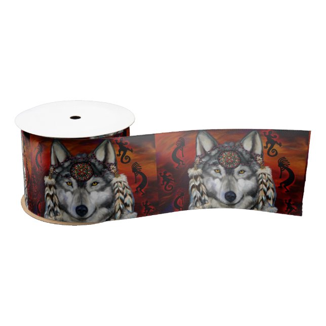 LAZO DE RASO LOBO GRIS (Carrete)