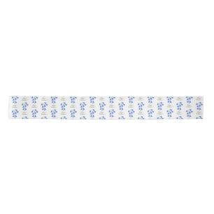 Lazo De Raso Lovely Bluebells Blanco