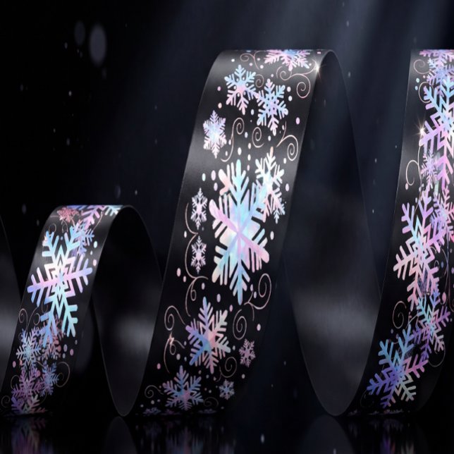 Lazo De Raso Luxury Holographic Snowflake Christmas Collection (Subido por el creador)
