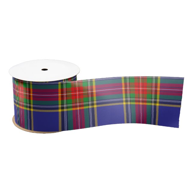 Lazo De Raso MacBeth Tartan Plaid Scottish Pattern (Carrete)
