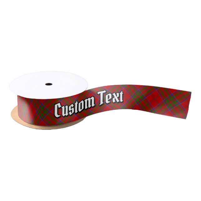 Lazo De Raso MacDonald de Keppoch Tartan Satin Ribbon (Carrete)