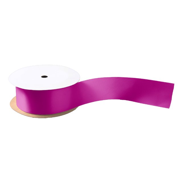 Lazo De Raso Magenta brillante de 1,5 pulgadas (Carrete)