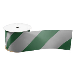 Lazo De Raso Mago Verde y Gris